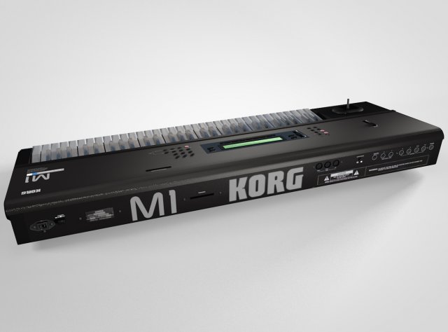 korg m1 3Dモデル
