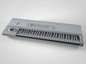 korg m1 3D 模型