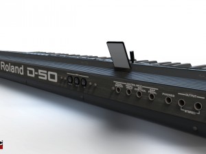 roland d-50 3D 模型