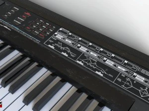 roland d-50 3D Model