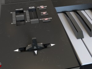 roland d-50 3D 模型