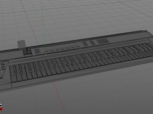 roland d-50 3D 模型