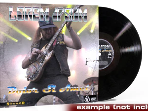 lp vinyl cover 3D Model