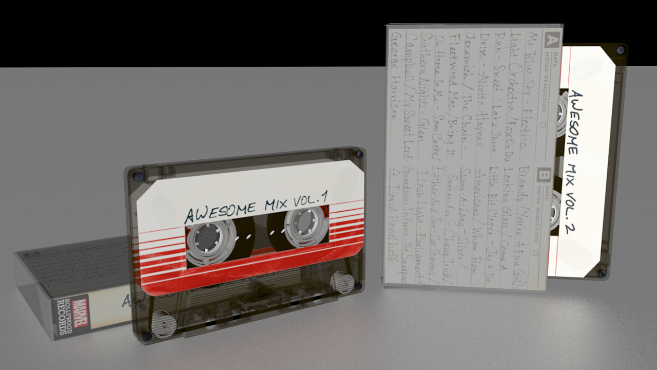 Awesome Mix Audio Cassettes 3d Model In Other 3dexport