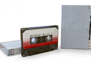 awesome mix audio cassettes 3D Model
