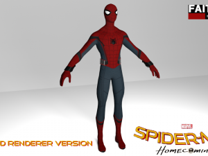 spider-man homecoming 3D 모델