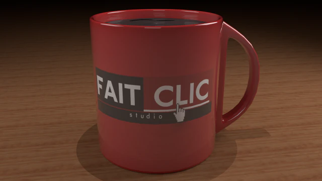 tazza personalizzata Modello 3D .c4d .max .obj .3ds .fbx .stl .blend 