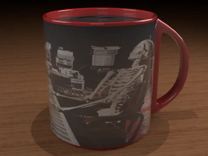 tazza personalizzata Modello 3D