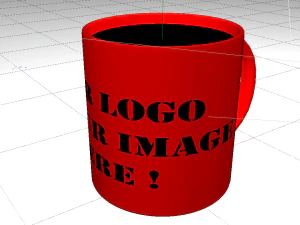 tazza personalizzata Modello 3D