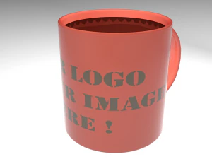 tazza personalizzata Modello 3D