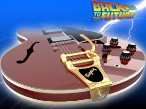 gibson es-345 guitar 3D Model