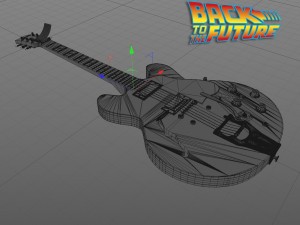 gibson es-345 guitar Modèle 3D