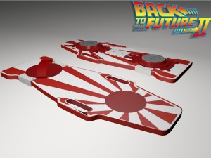 chester whitey noguras rising sun hoverboard Modelo 3D