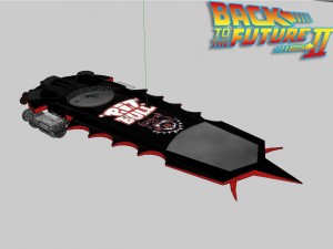 griff tannens pitbull hoverboard Modelo 3D