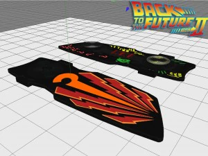 leslie spike omalleys questionmark hoverboard 3D Model