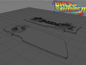 leslie spike omalleys questionmark hoverboard Modello 3D