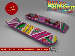 marty mc flys hoverboard 3D Model