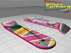 marty mc flys hoverboard 3D Model