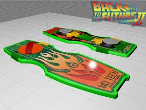 rafe data unger no tech hoverboard 3D Model