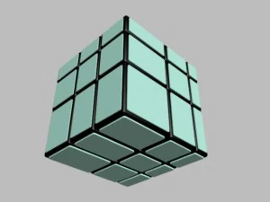 mirror cube 3D Model