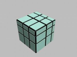 mirror cube 3Dモデル