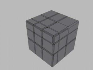 mirror cube 3Dモデル