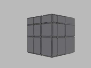 mirror cube 3D Model