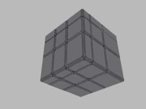 mirror cube 3Dモデル