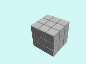 rubik cube 3D 模型