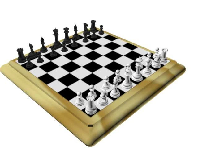 chess set 3D Model .c4d .max .obj .3ds .fbx .stl .blend 
