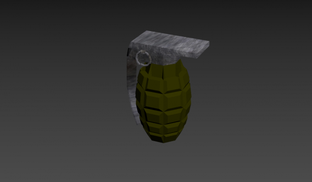 granataf1 3D Model .c4d .max .obj .3ds .fbx .stl .blend 