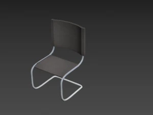 cadeira confort&aacute;vel Modelo 3D