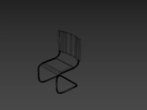 cadeira confort&aacute;vel Modelo 3D