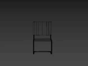 cadeira confort&aacute;vel Modelo 3D