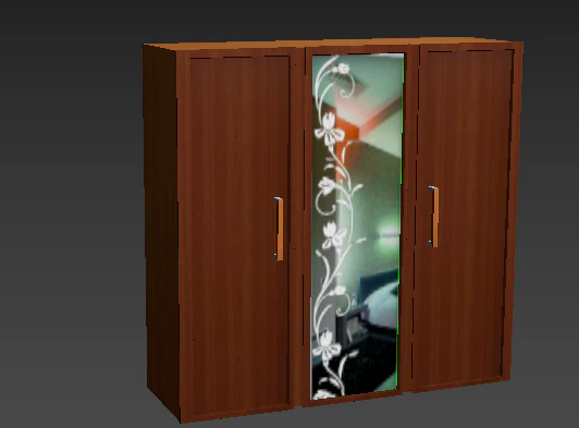 cupboard 3D Model .c4d .max .obj .3ds .fbx .stl .blend 