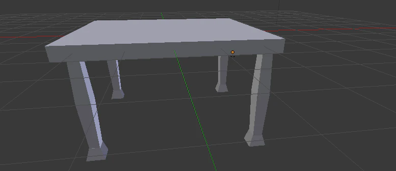 coffee table without texture 3D Model .c4d .max .obj .3ds .fbx .stl .blend 