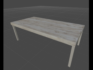 table with 2 choise texture 3D मॉडल