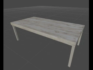table with 2 choise texture 3D Model