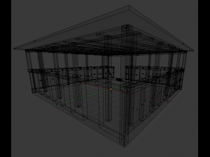 terrace obj model 2018 textured Modèle 3D