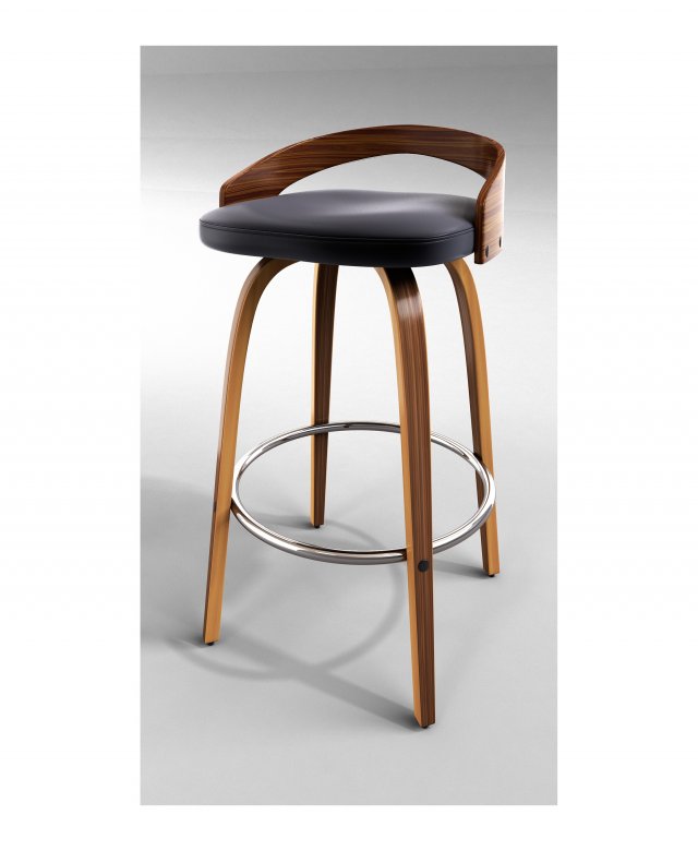 maxime 30 swivel bar stool 3D-Modell .c4d .max .obj .3ds .fbx .stl .blend 