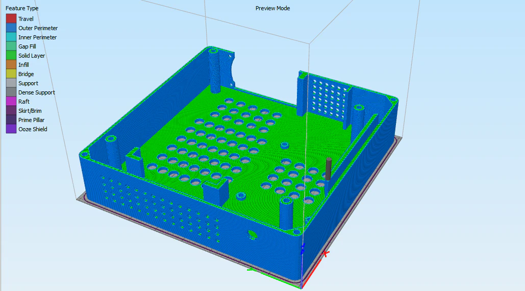 pc case mini-itx 3D Print Model .c4d .max .obj .3ds .fbx .stl .blend 