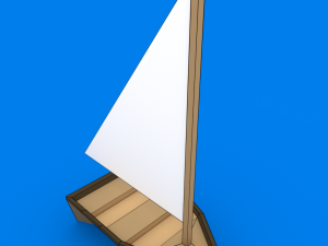 small boats kit Modèle 3D