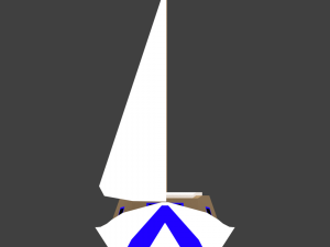 medium size sailing boats 3D 모델