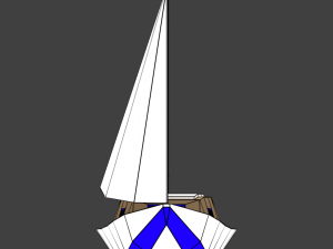 medium size sailing boats 3D 모델