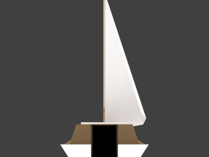 medium size sailing boats 3D 모델