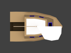 medium size sailing boats 3D 모델