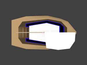 medium size sailing boats 3D 모델