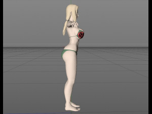 tsunade swimsuit - naruto shippuden 3D मॉडल