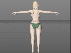 tsunade swimsuit - naruto shippuden 3D मॉडल