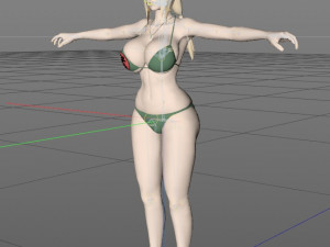 tsunade swimsuit - naruto shippuden 3D मॉडल